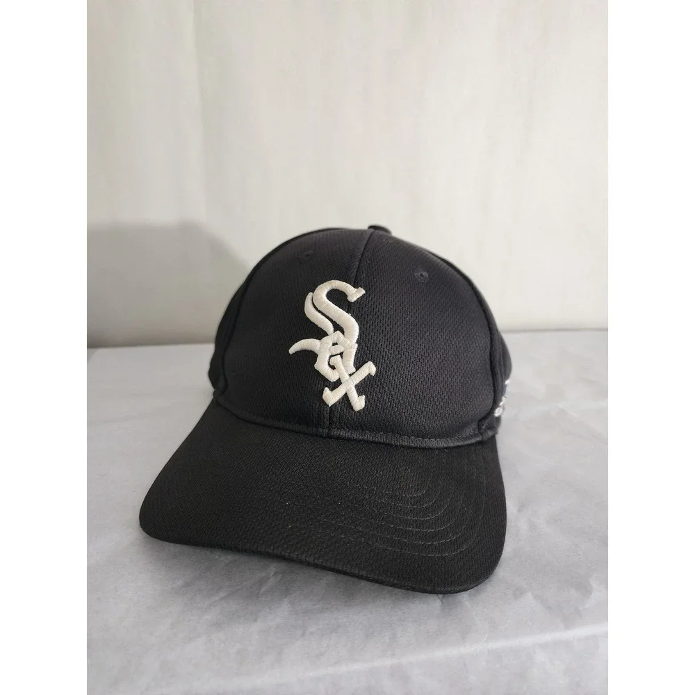 Chicago White Sox Youth Baseball Cap OC Sports Black Team MLB Embroidered Hat